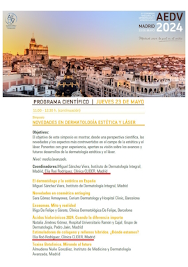 51 Congreso nacional de Dermatología y Venereología. AEDV. Madrid. Mayo 2024